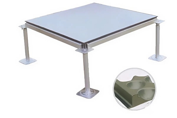 Thí nghiệm kiểm tra tải trọng tập trung trên sàn nâng lõi xi măng